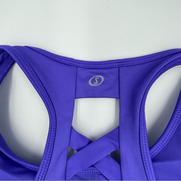 Spalding Purple Sports Bra - Picture 7 of 10
